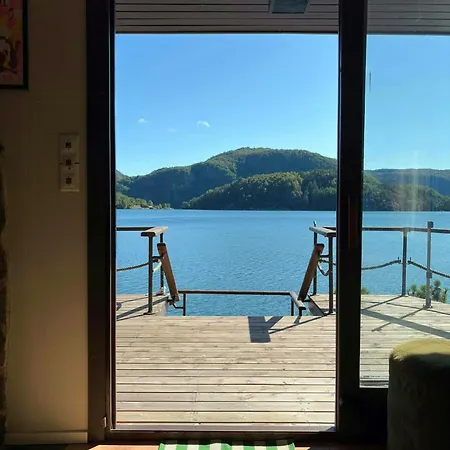 Retro House With Jetty In Aptafjorden Farsund